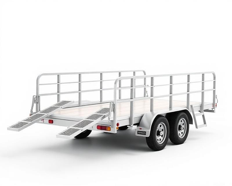 16' Drag Trailer with Gate - View 1